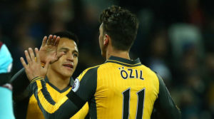 Arsenal duo Alexis Sanchez and Mesut Ozil