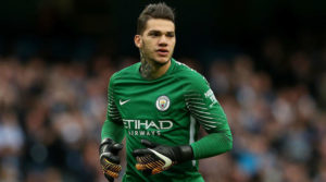 Manchester City goalkeeper Ederson