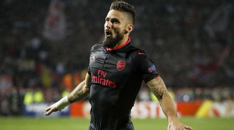 Arsenal striker Olivier Giroud