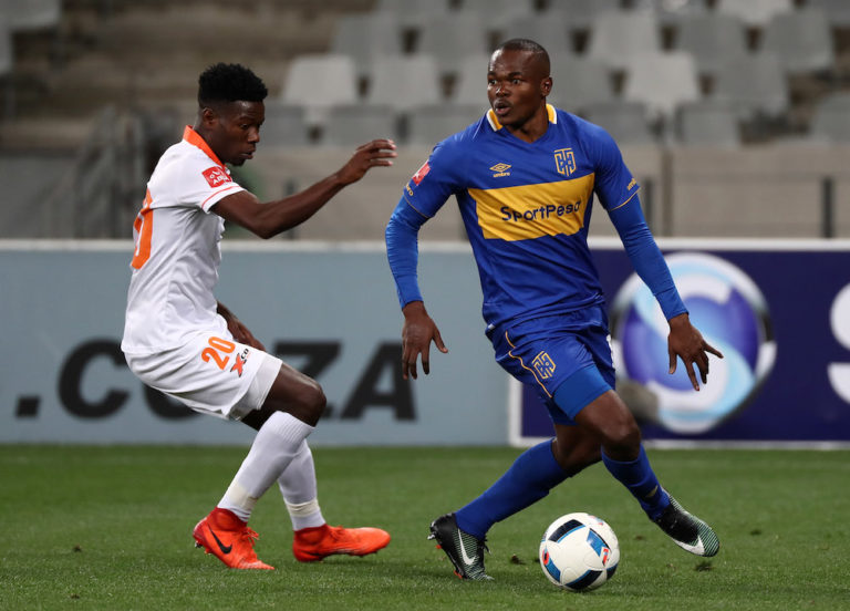 Victor Obinna evades challenge from Salulani Phiri