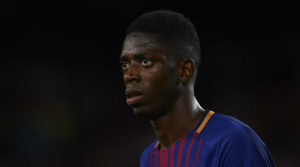 Barcelona forward Ousmane Dembele
