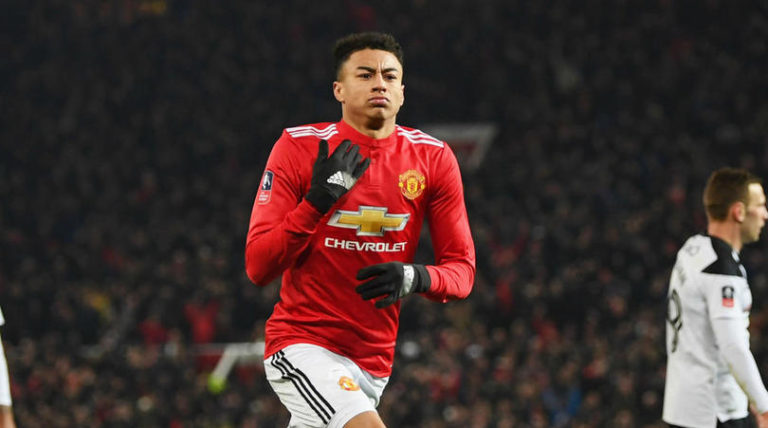 Manchester United's Jesse Lingard