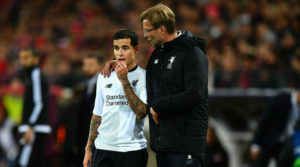 Jurgen Klopp and Philippe Coutinho