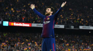 Barcelona's Lionel Messi