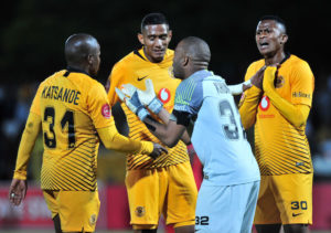 Willard Katsande, Mario Booysen, Itumeleng Khune and Siyabonga Ngezana