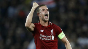 Liverpool captain Jordan Henderson