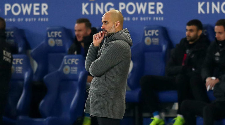 Pep Guardiola of Manchester City