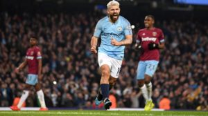 Sergio Aguero of Manchester City