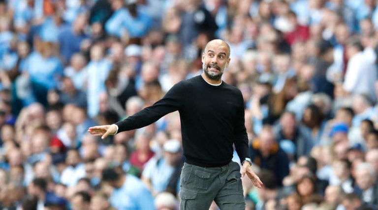 Manchester City manager Pep Guardiola