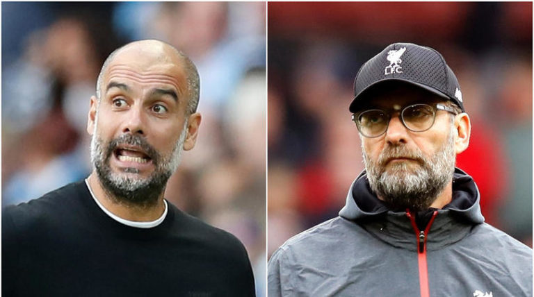 Pep Guardiola and Jurgen Klopp