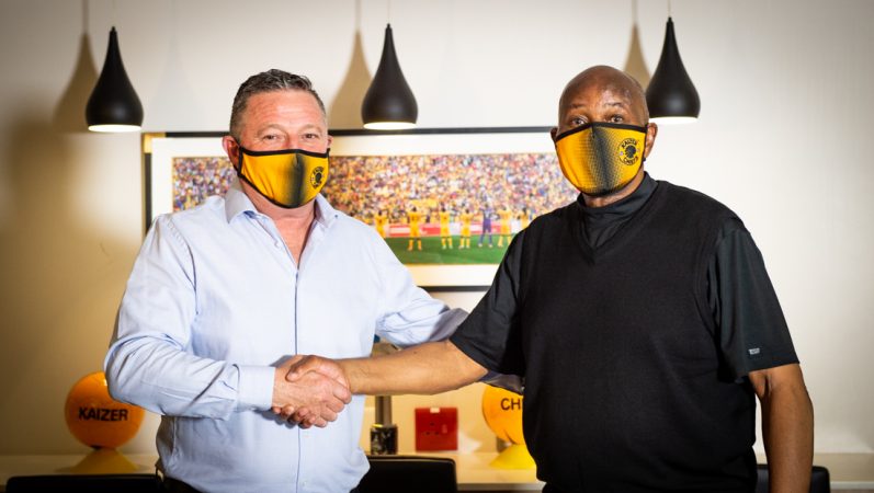 Gavin Hunt and Kaizer Motaung