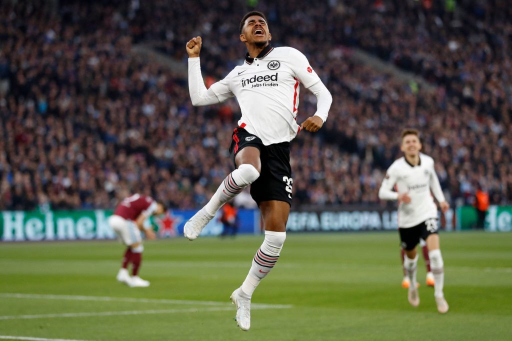 Frankfurt take control against West Ham in Europa semi-final