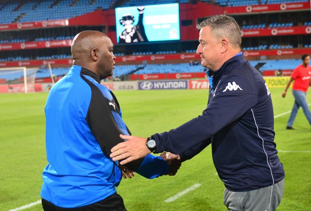 Gavin Hunt and Pitso Mosimane