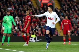 Son, Tottenham Hotspur vs Liverpool