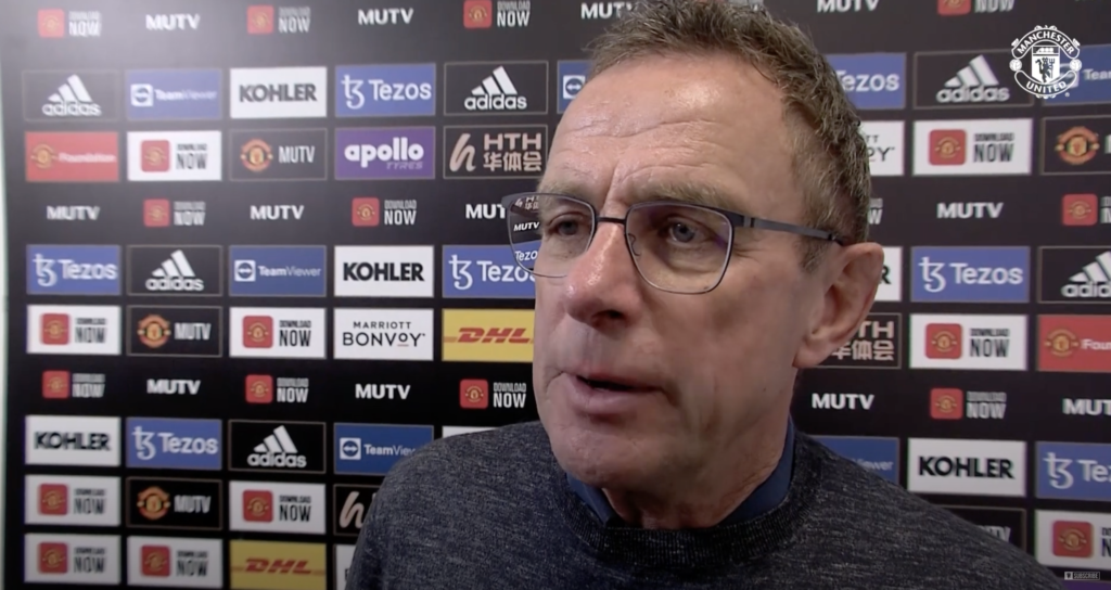 Watch: Rangnick, Elanga & Varane react to Brentford win