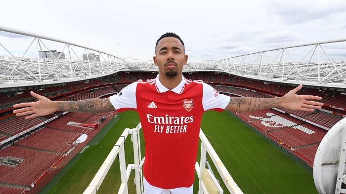 Gabriel Jesus Source: Arsenal Twitter