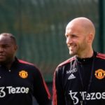 Watch: Ten Hag, Benni doing drills with Ronaldo and co