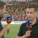 Watch: Neville, Redknapp's furious bust-up live on-air