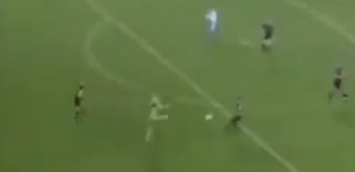 Rewind: Female streaker scores half-volley