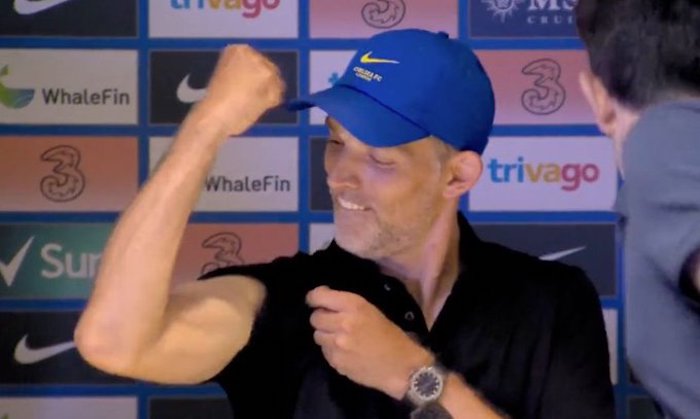 Watch: Tuchel flexes muscles in post-match conference