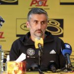 Jose Riveiro, coach of Orlando Pirates during the 2022 MTN8 Semifinal Orlando Pirates Press Conference at the PSL Offices, Johannesburg on the 28 September 2022 ©Muzi Ntombela/BackpagePix