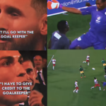 Watch: 'I'll go with the goalkeeper'