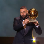 Watch: Benzema accepts his Ballon d'Or accolade
