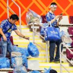 Watch: Japanese fans clean house again after historic win over Germany