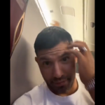 Watch: Aguero gets stuck on a plane with Brazil fans