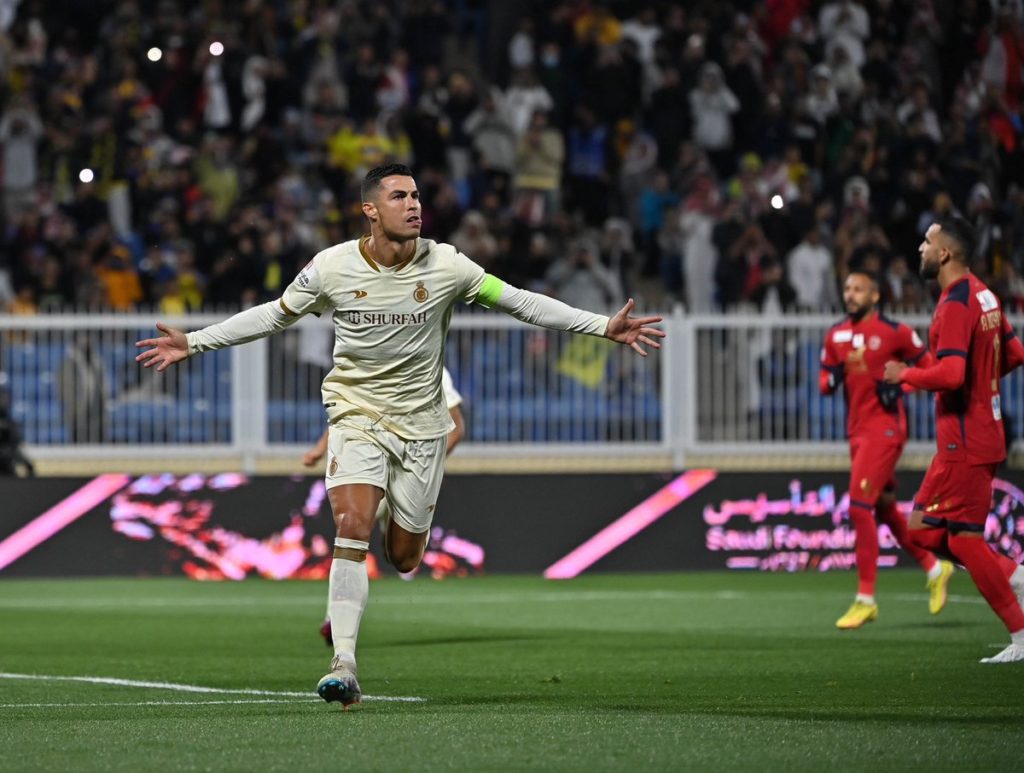 Watch: Ronaldo bags first-half hattrick for Al Nassr