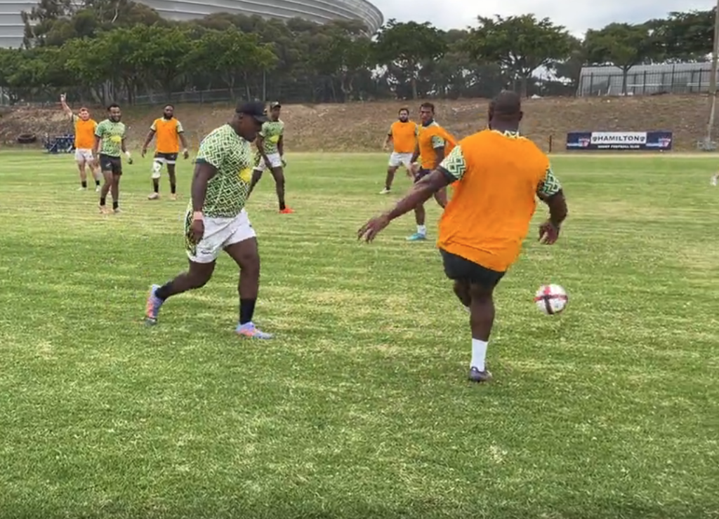 Watch: Rate the Springboks' footy skills