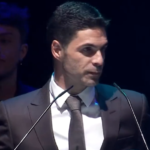 Watch: Arteta crowned Manager of the Year