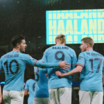Haaland hits five to ease Man City into Champions League quarters