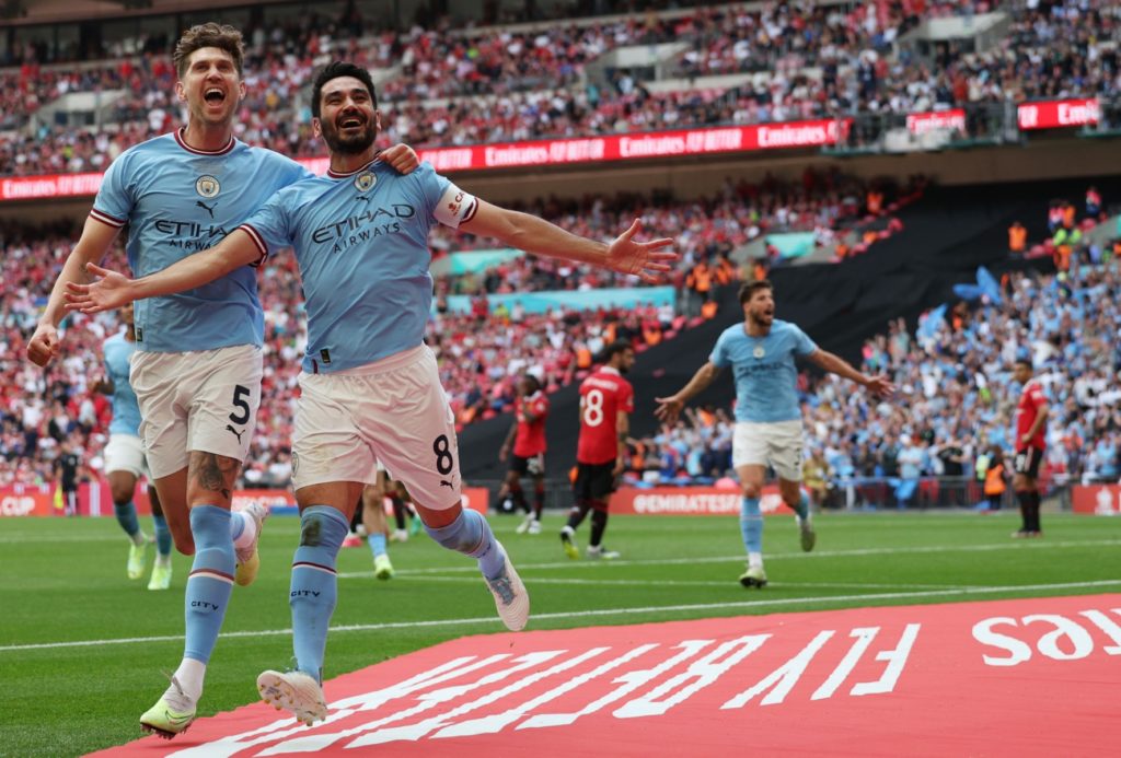 Gundogan double secures FA Cup for Manchester City