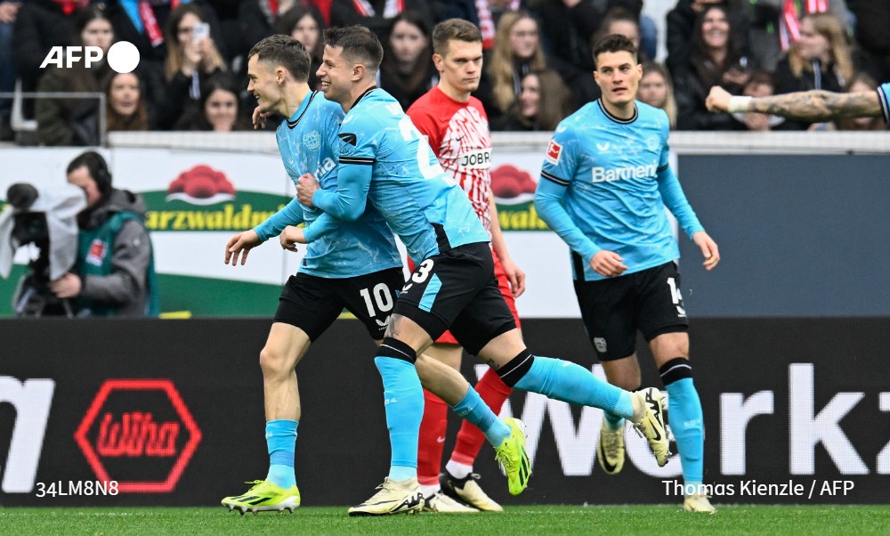 Leverkusen extend unbeaten run to 38 as Bundesliga title nears