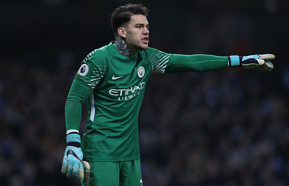 Manchester City GK Ederson 16 Feb 2025 Matthew Lewis Getty Images