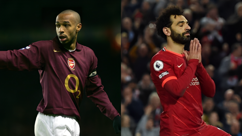 Watch: Salah x Henry | Level on PL goals