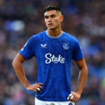LIVERPOOL, ENGLAND - MARCH 15: Charly Alcaraz of Everton looks o during the Premier League match between Everton FC and West Ham Unite(Photo by Chris Brunskill/Fantasista/Getty Images)