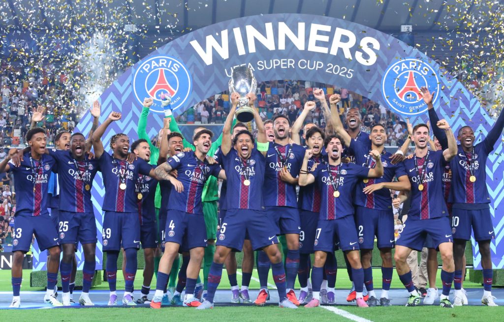 PSG beat Spurs to win UEFA Super Cup after late comeback