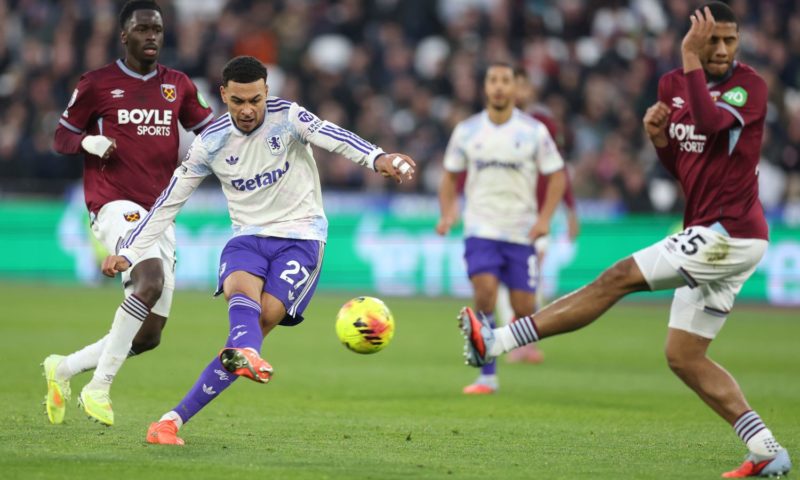 City smash Palace to fire title warning, Villa extend streak