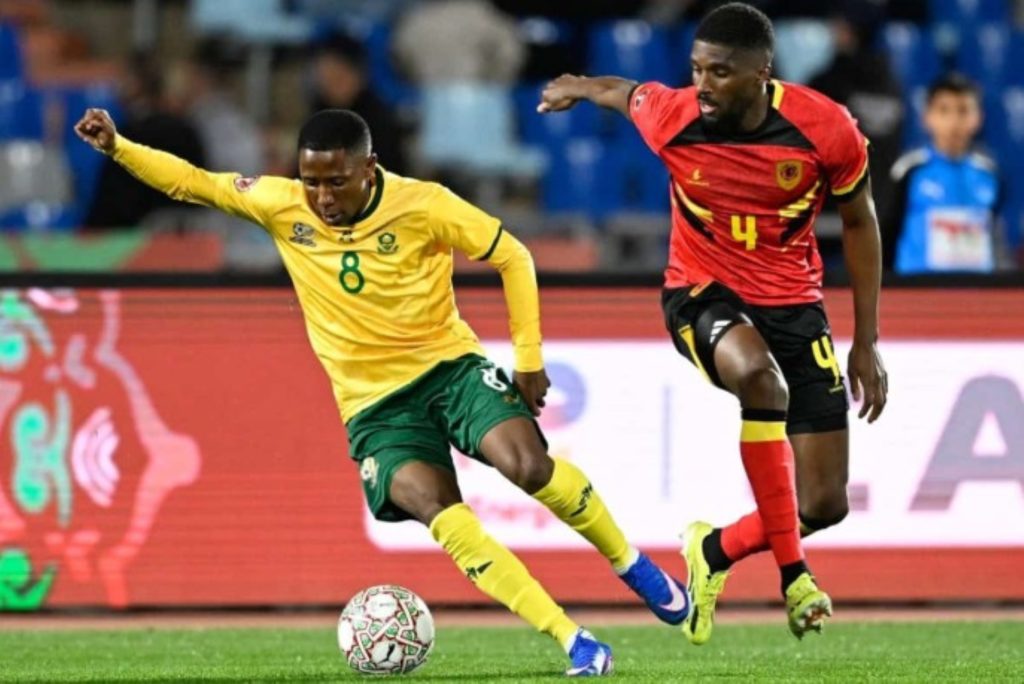 Bafana coach Broos singles out wing Moremi for praise
