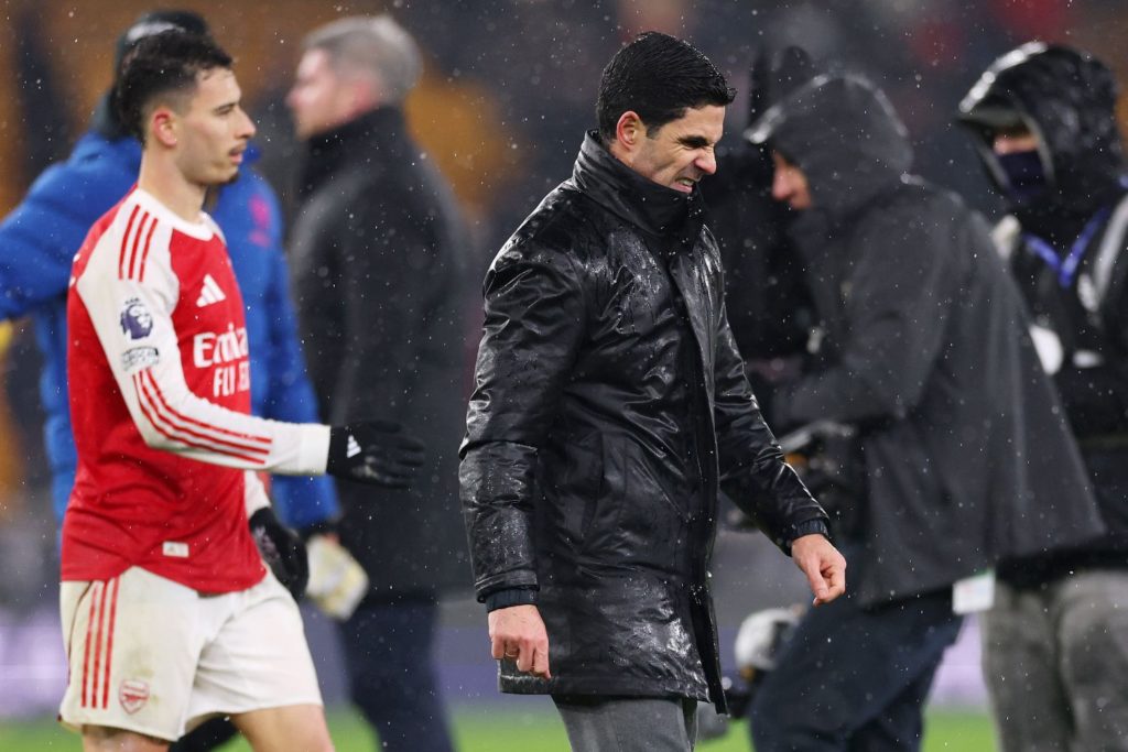 Arteta: Arsenal must harness Wolves 'pain' against Spurs