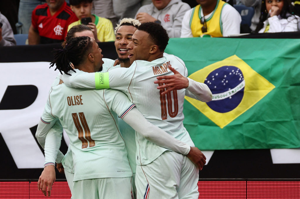 Mbappe stars as France sink Brazil