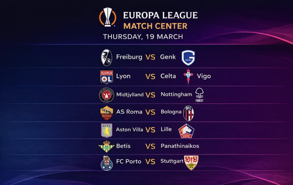 LIVE: Europa League Round of 16