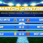 LIVE: Premier League Sunday Matchday 31