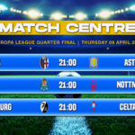 LIVE: UEFA Europa League quarterfinals