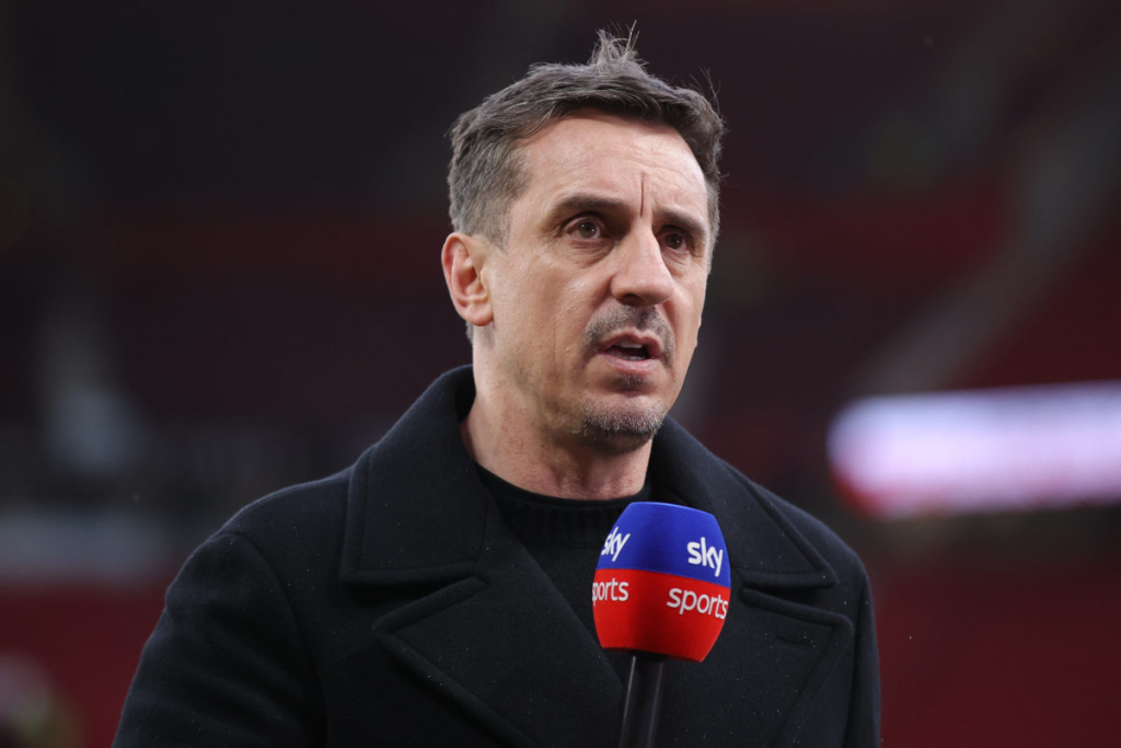 Watch: Gary Neville called a w*nker on camera