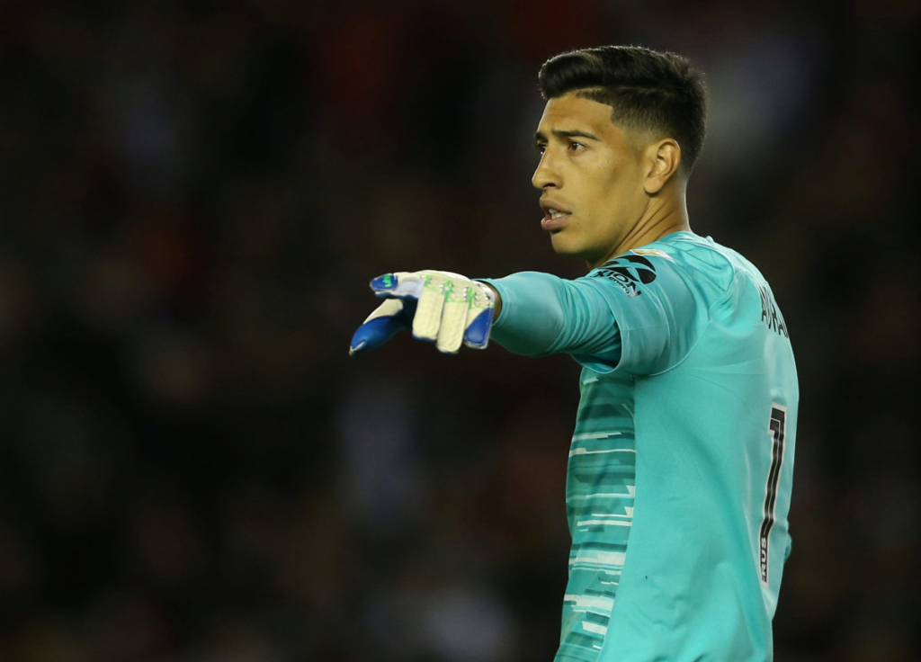 Watch: Zaragoza keeper sent off after knockout punch