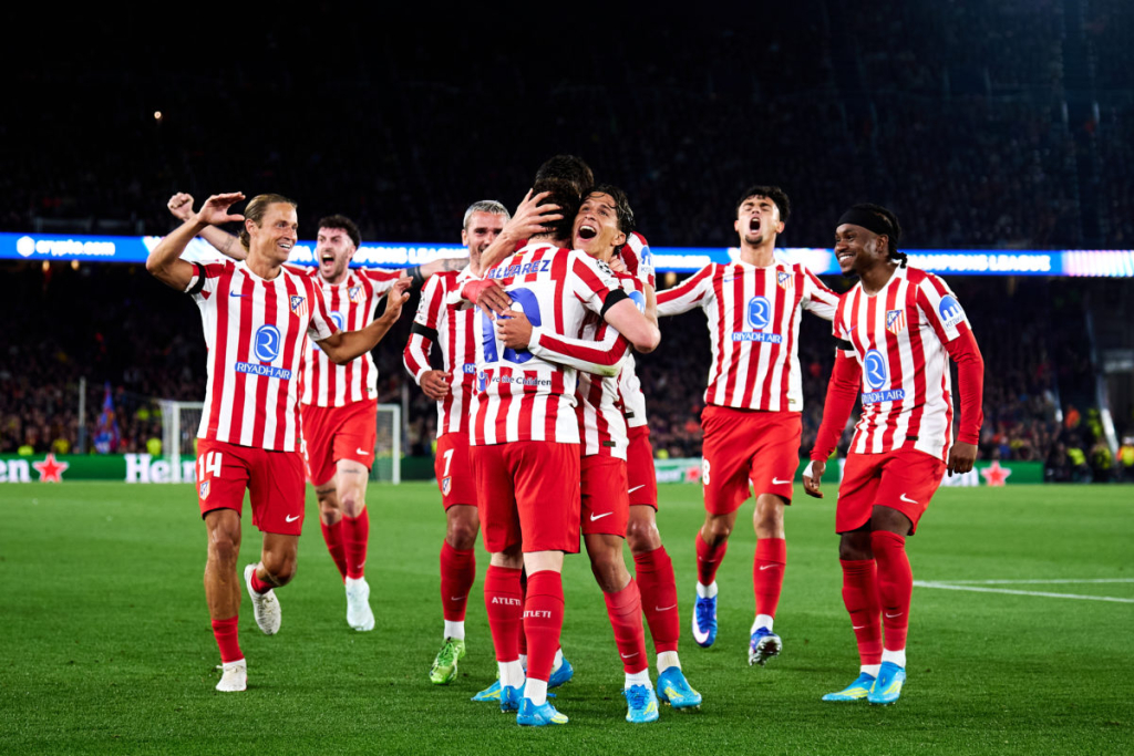 Atletico secure first-leg win over Barcelona