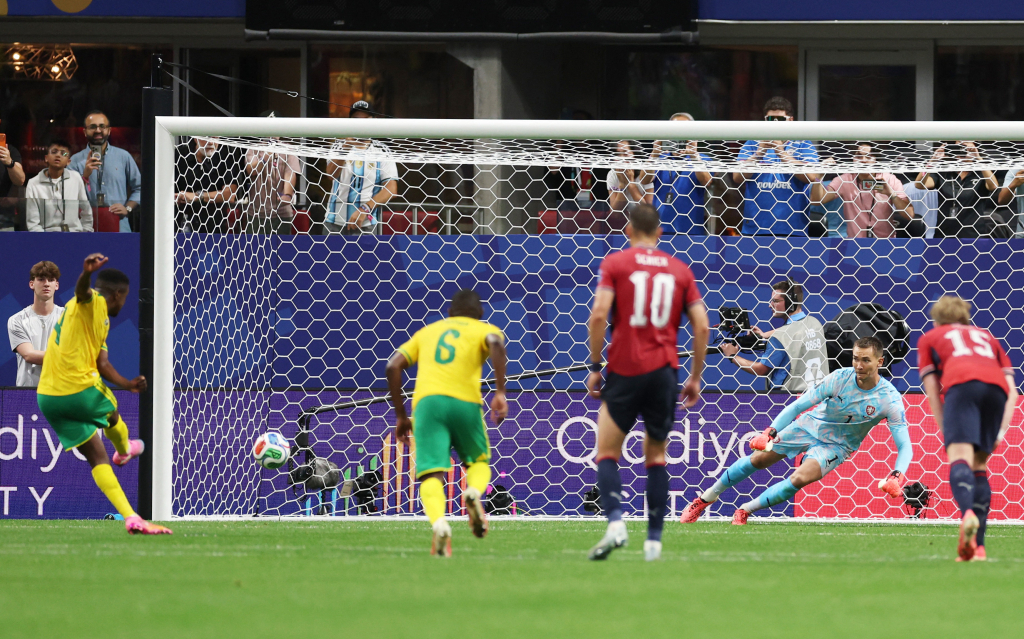 Bafana fight back to hold Czechia level